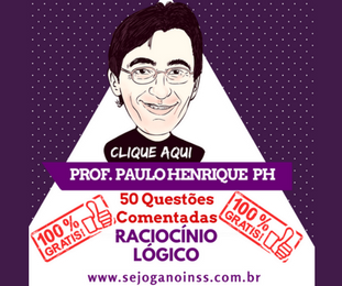 Curso Raciocínio Lógico - 50 questões comentadas em pdf Curso Raciocínio Lógico - 50 questões comentadas em pdf