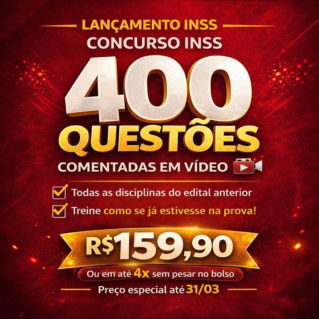 Turma de Exercícios Para o INSS 2026 Turma de Exercícios Para o INSS 2026
