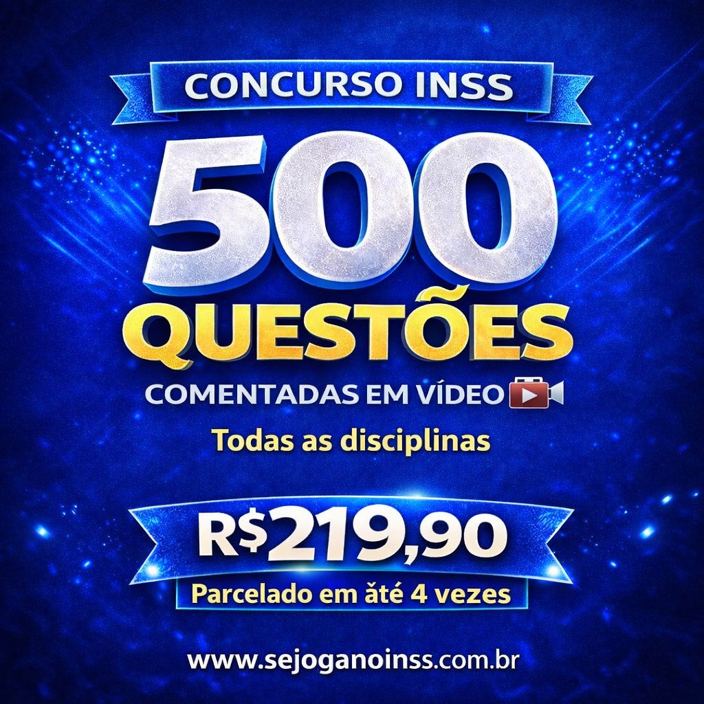 Turma de Exerc�cios Para o INSS 2026