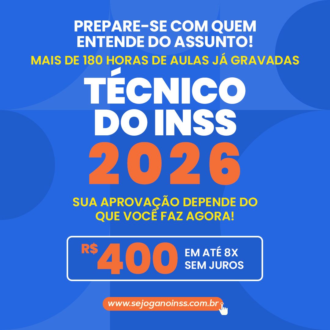 Decolando para o INSS 2026 Decolando para o INSS 2026