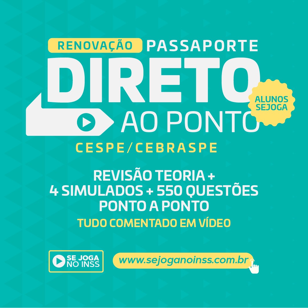 RENOVAO PASSAPORTE DIRETO AO PONTO NOVOS ALUNOS 2023